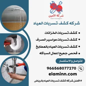 شركة كشف تسربات المياه